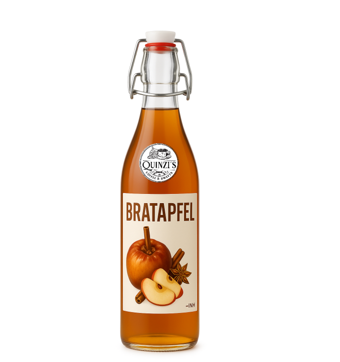 QUINZIS - Sirup Bratapfel für Kaffee und Co.