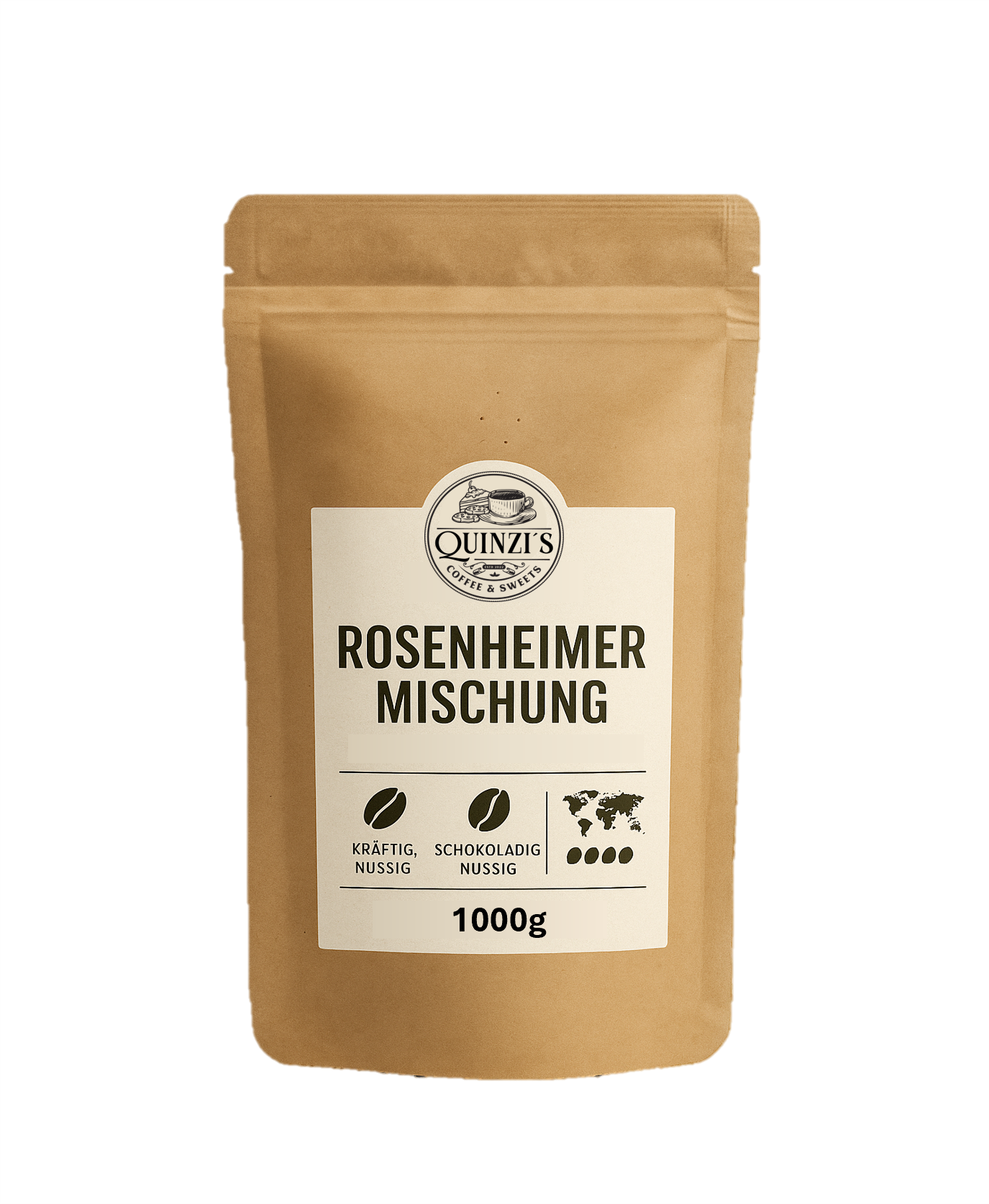 QUINZI´S Kaffebohnen 1000g
