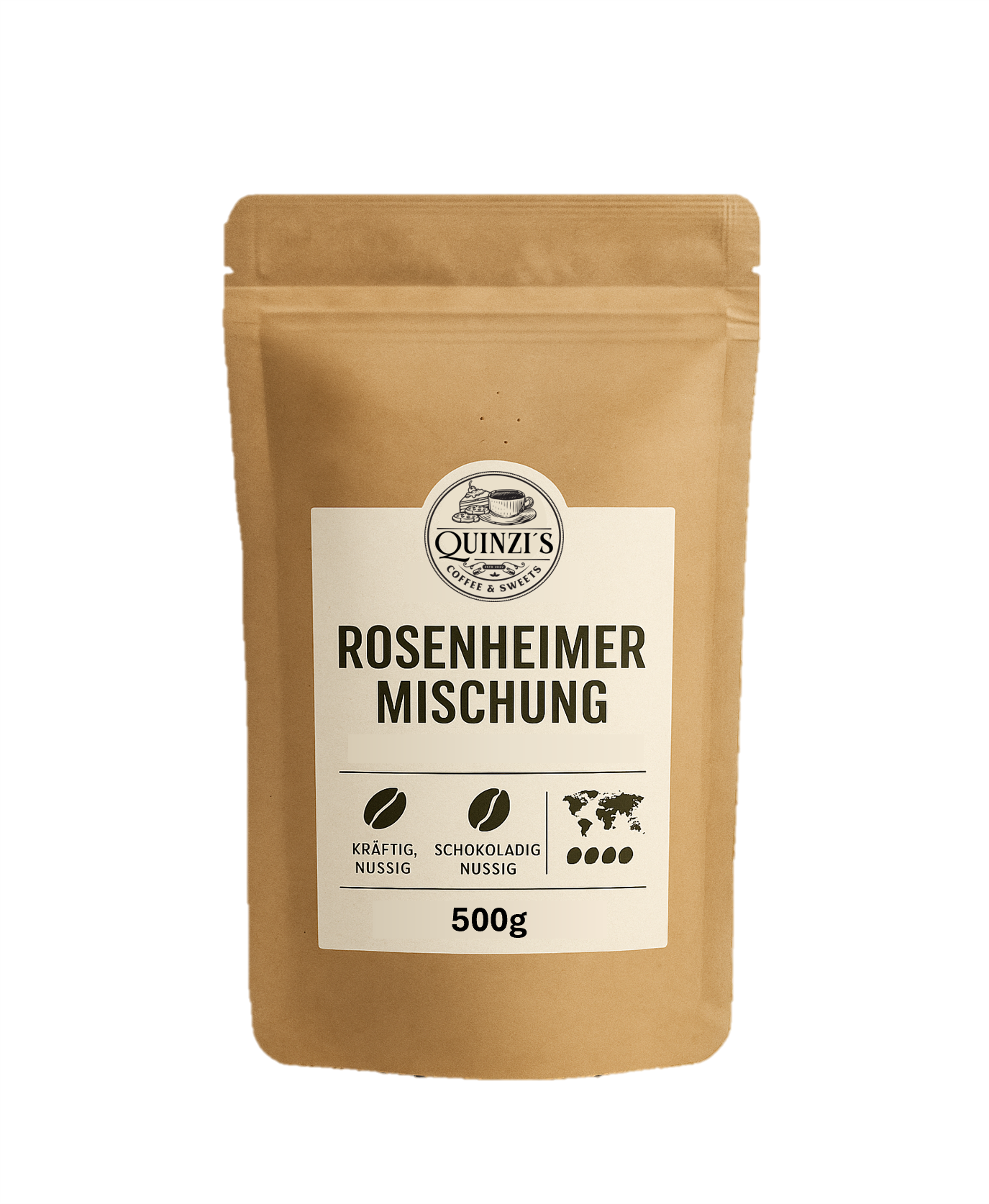 QUINZI´S Kaffebohnen 500g