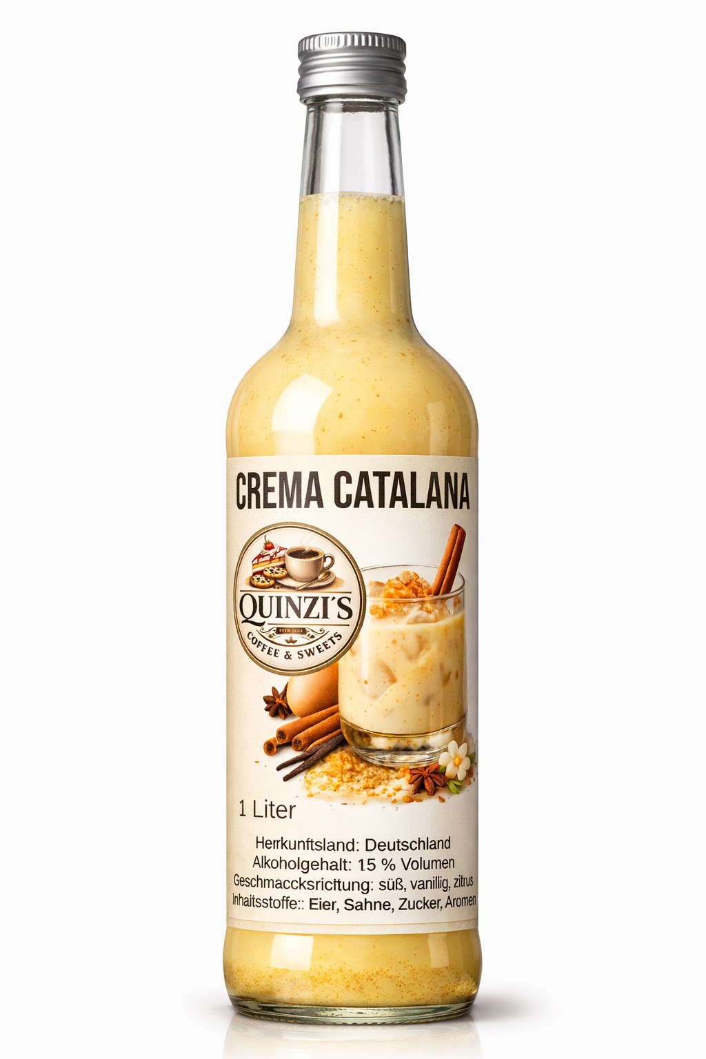 QUINZIS - Crema Catalana – Cremiger Likör